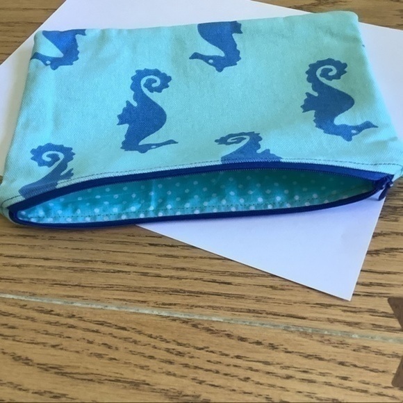 Handmade Handbags - Seahorse beach purse / clutch